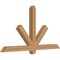 Ekena Millwork Kennewick Timber Gable Bracket, Western Red Cedar, 60"W x 32"H x 3 1/2"D x 3 1/2"F, 13/12 Pitch GBW060X32X0404KEN00SWR - alternate 2